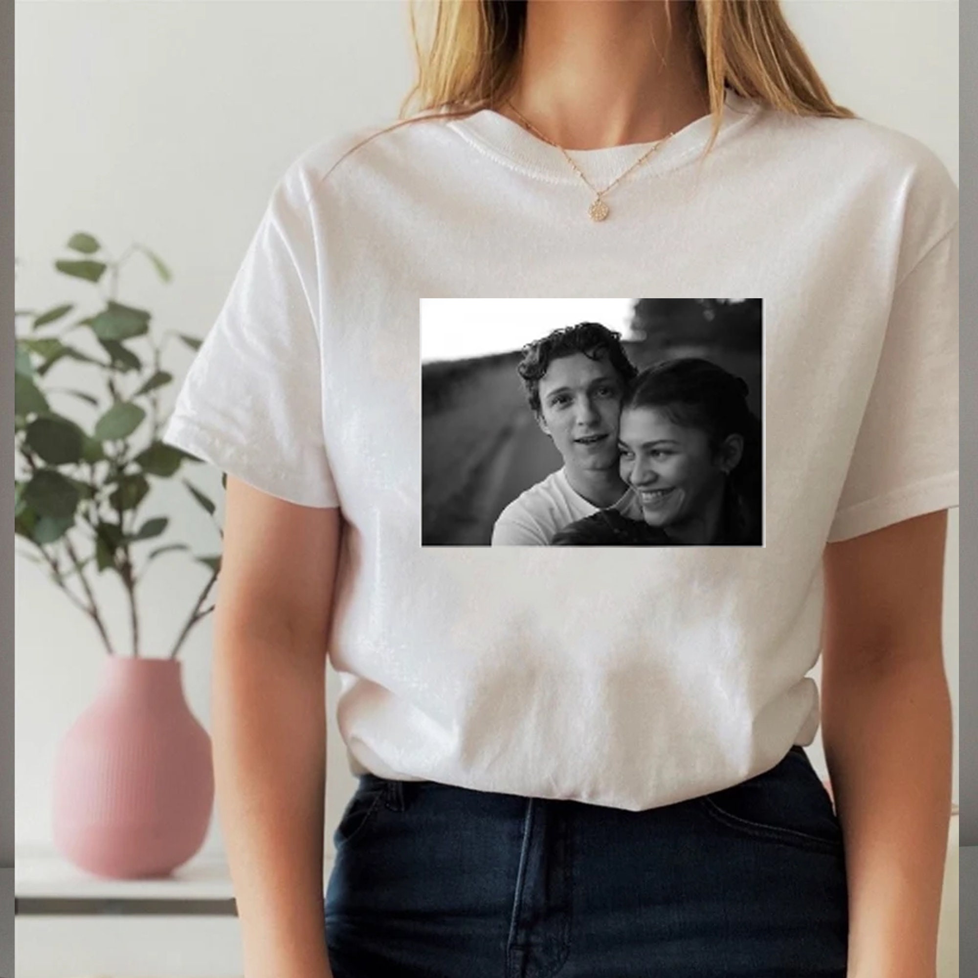 Zendaya And Tom Holland Happy Birthday Tom Holland Unisex T-Shirt