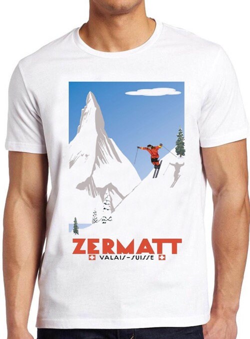 Zermatt Valais Art Unisex T-Shirt