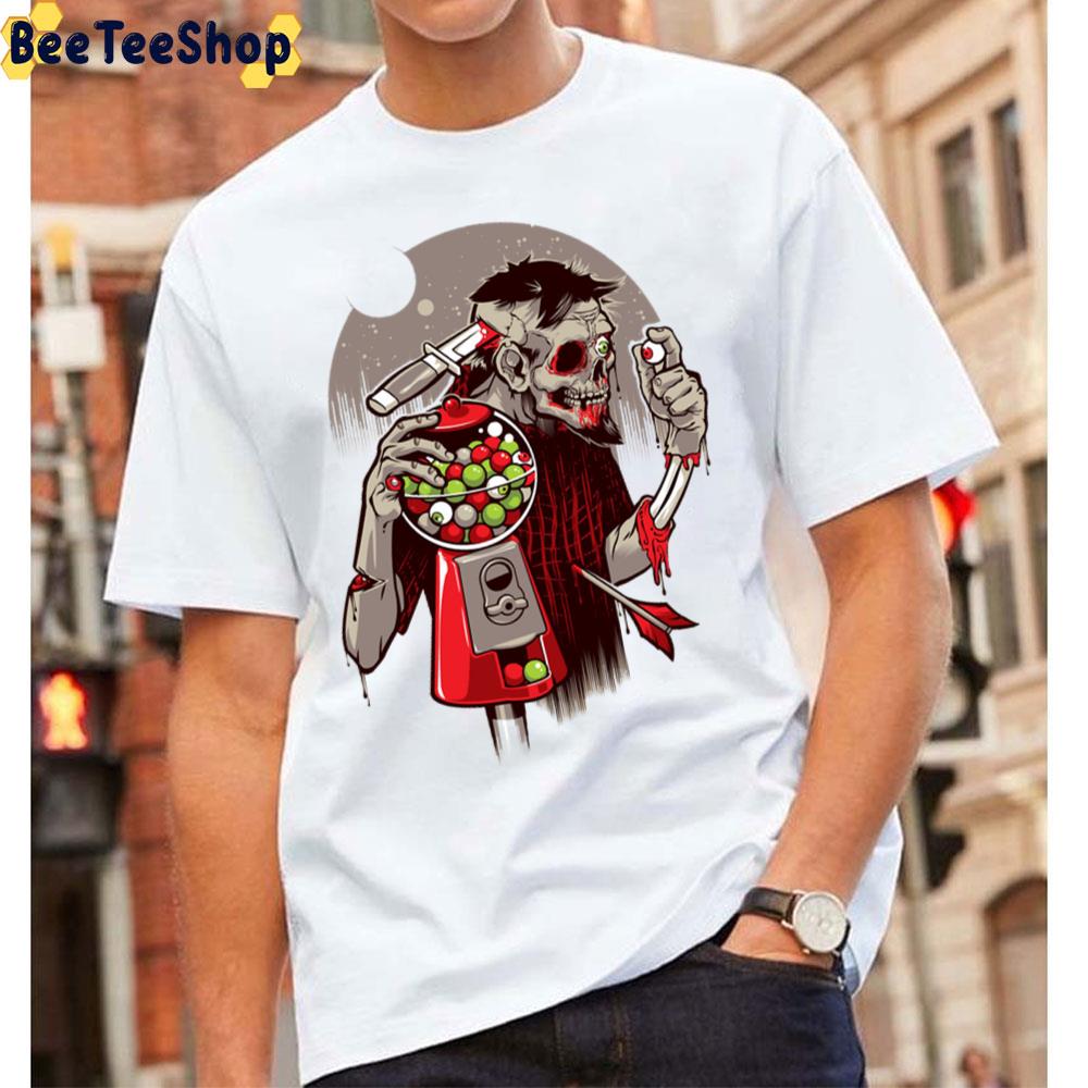 Zombie Drawing Digital Art Unisex T-Shirt