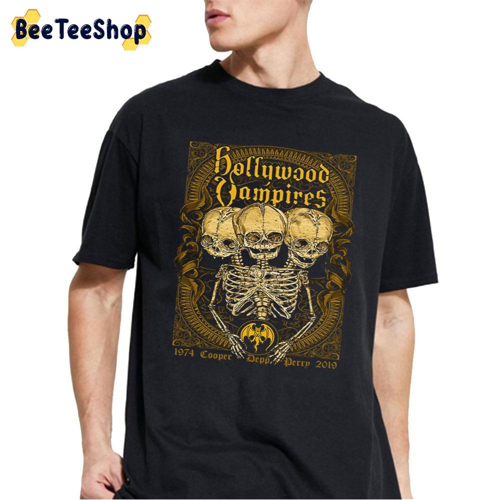 2021 Tour Cahpeko Hollywood Vampires Band Unisex T-Shirt