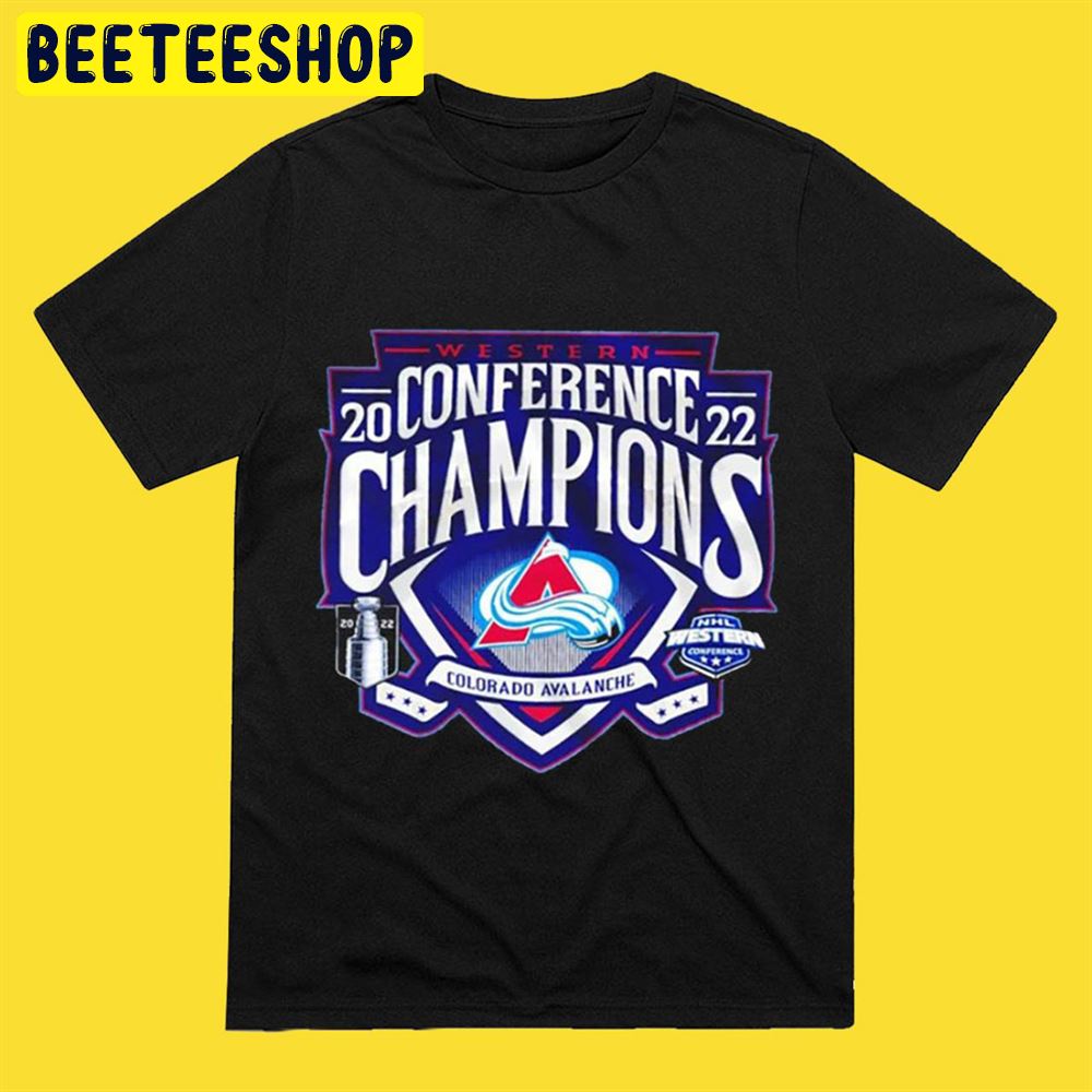 2022 Western Conference Championship Colorado Avalanche Hockey Art Unisex T-Shirt