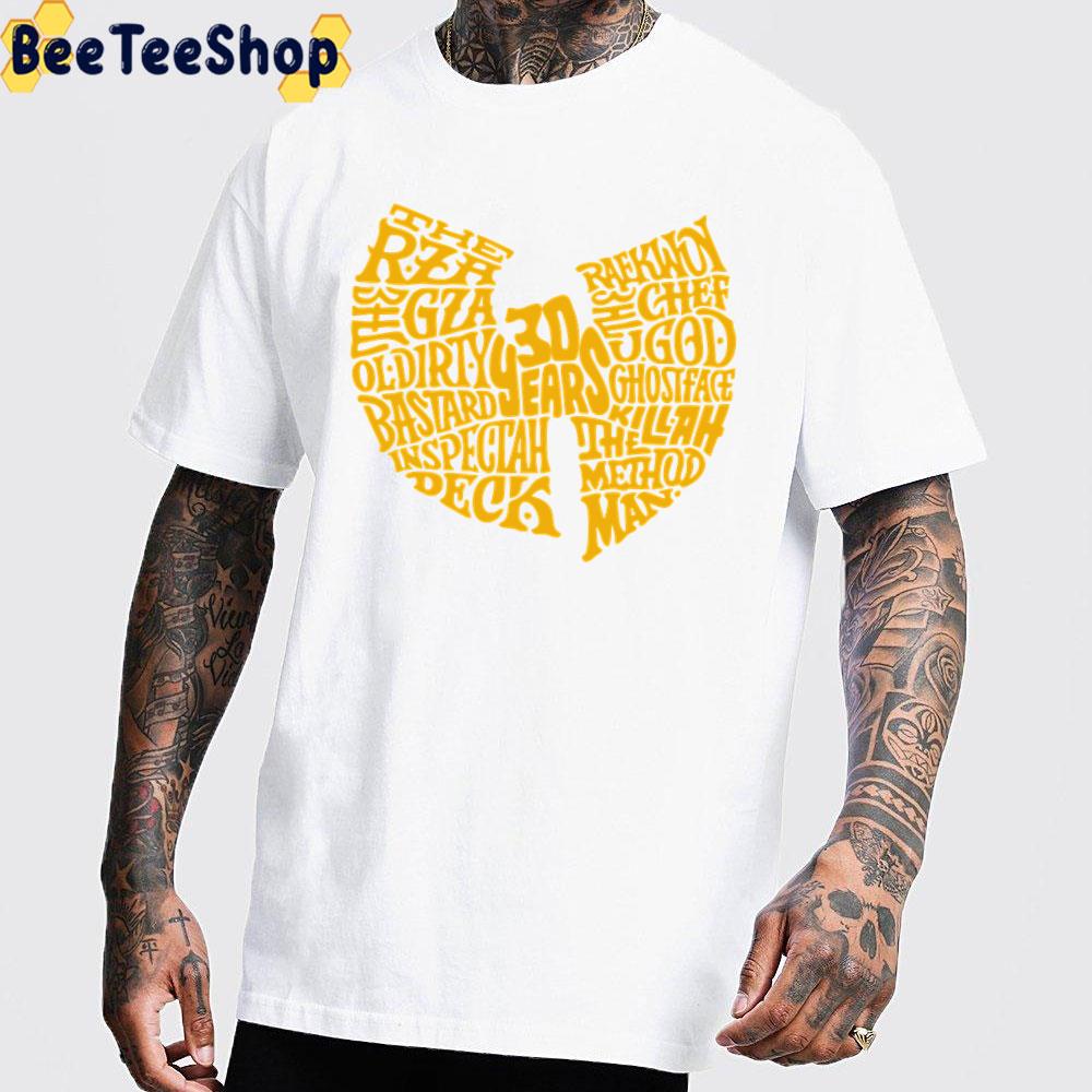 30 Years Wu-Tang Clan Band Art Unisex T-Shirt