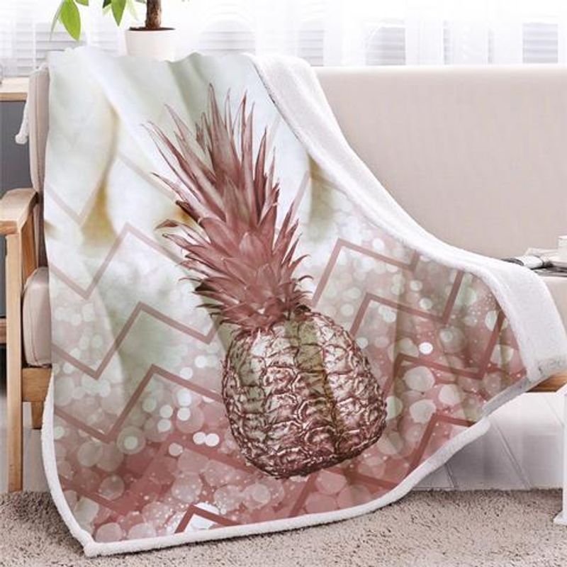 3d Pineapple Premium Comfy Sofa Throw Blanket