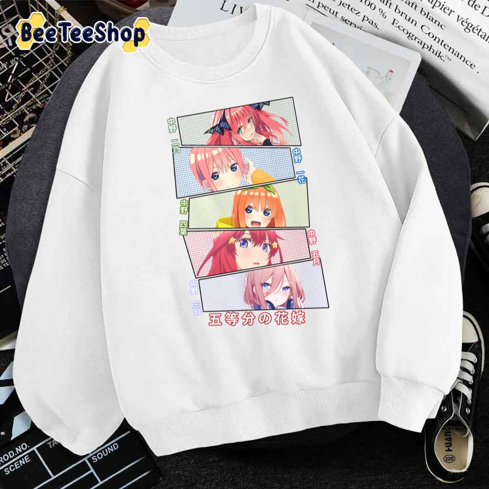 5 Toubun No Hanayome Anime Unisex T-Shirt – Teepital – Everyday