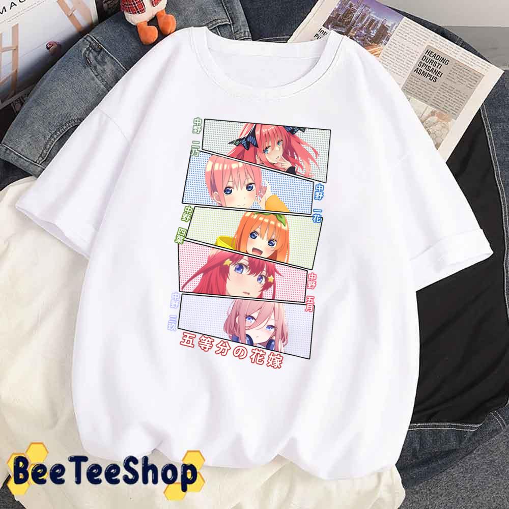 5 Toubun No Hanayome Anime Unisex T-Shirt – Teepital – Everyday