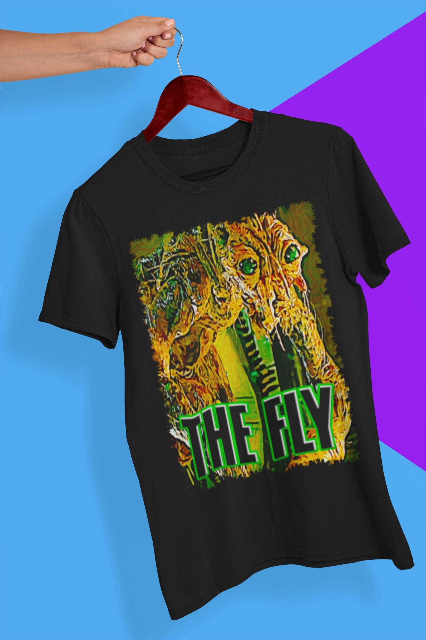 80s Horror The Fly Movie Halloween Unisex T-Shirt