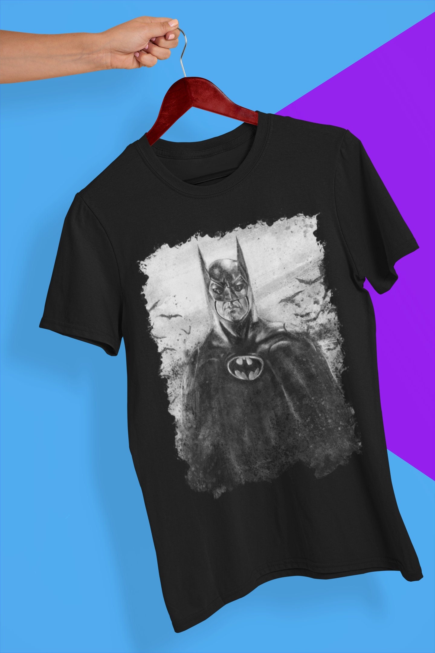 80s Movies Tim Burton’s Batman Halloween Unisex T-Shirt