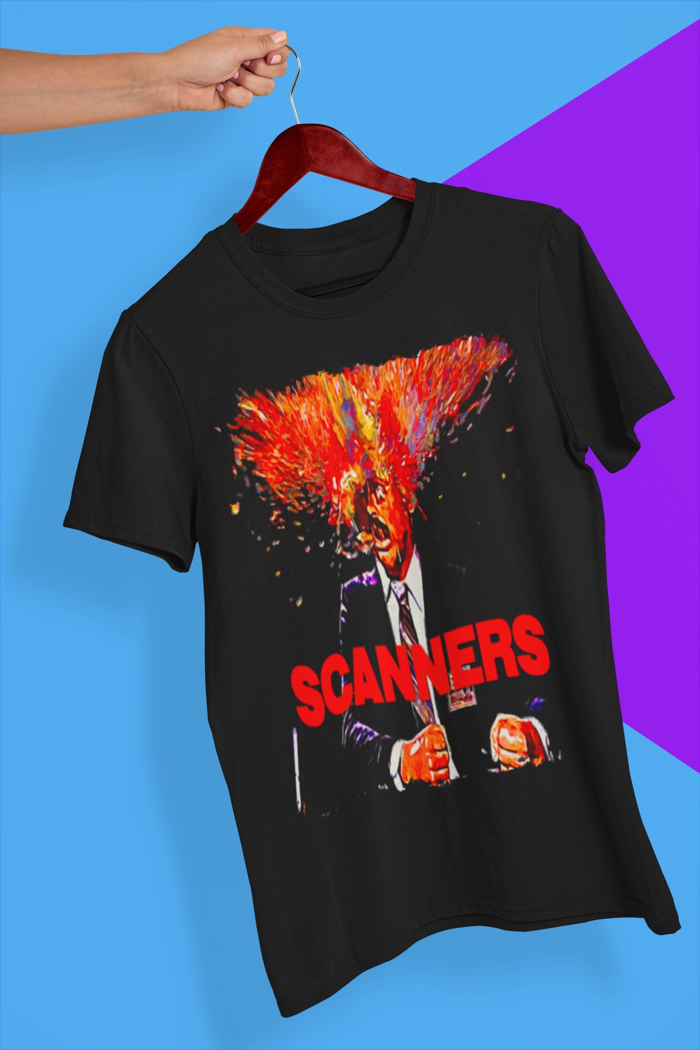 80s Retro Scanners Movie Halloween Unisex T-Shirt