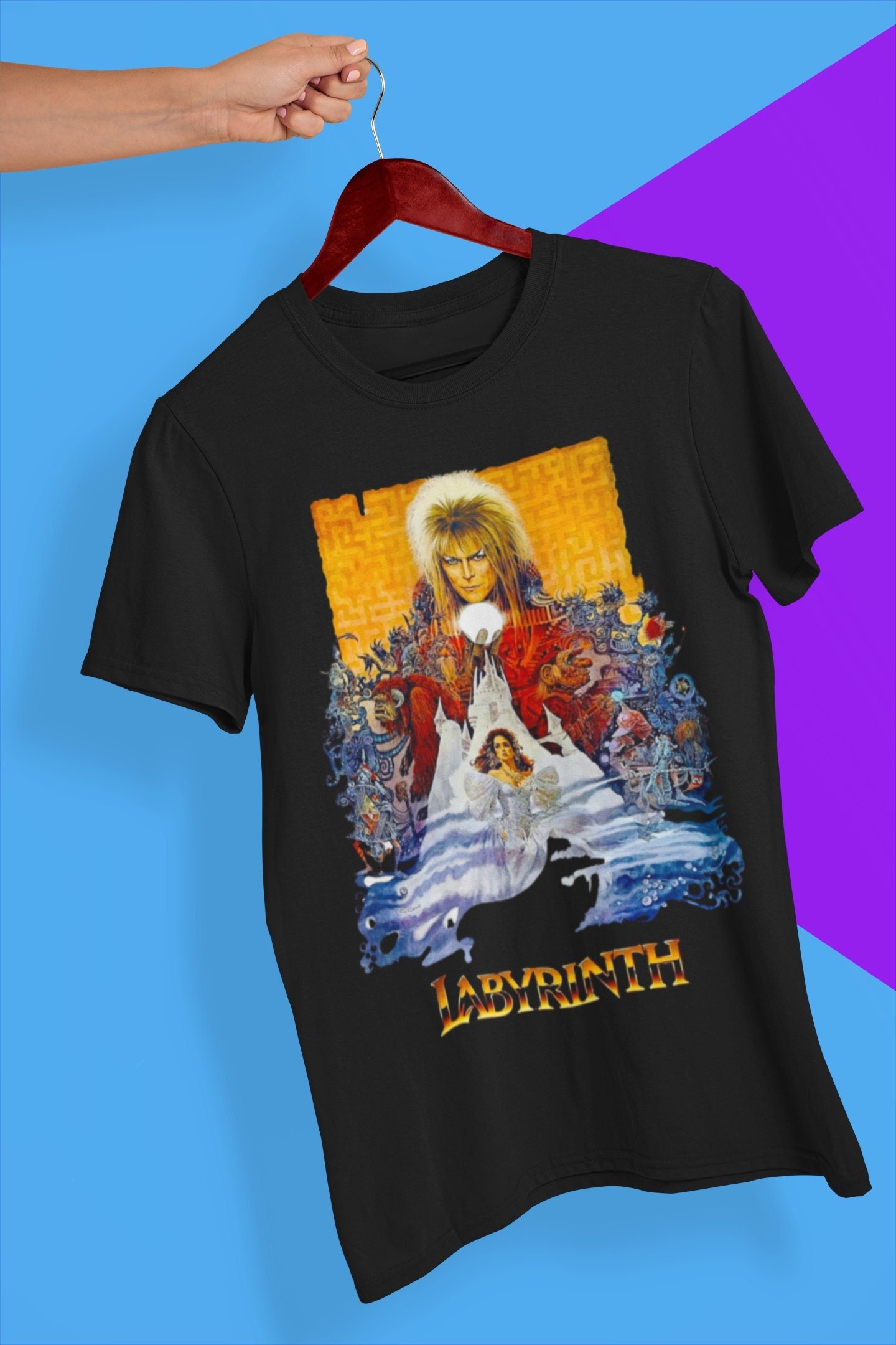 80’s Vintage Labyrinth Movie Halloween Unisex T-Shirt