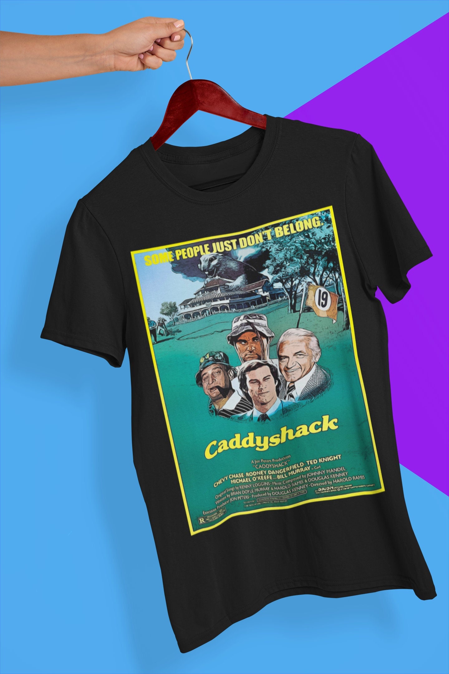 80s Vintage Movie Caddyshack Halloween Unisex T-Shirt