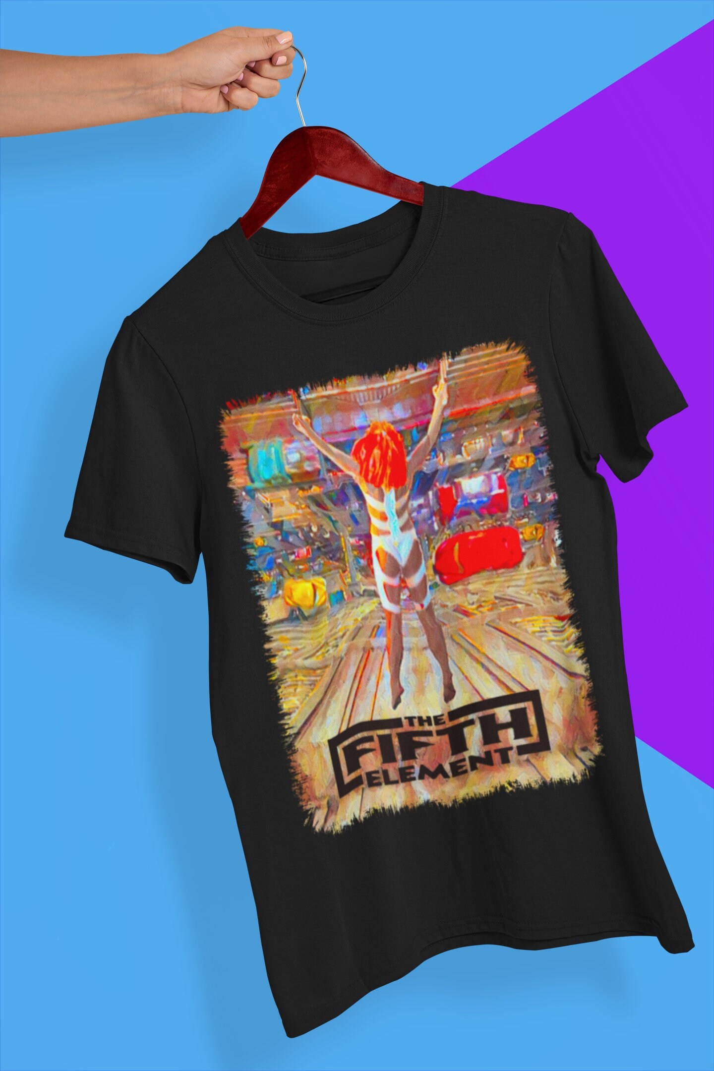 90s Retro The Fifth Element Halloween Unisex T-Shirt