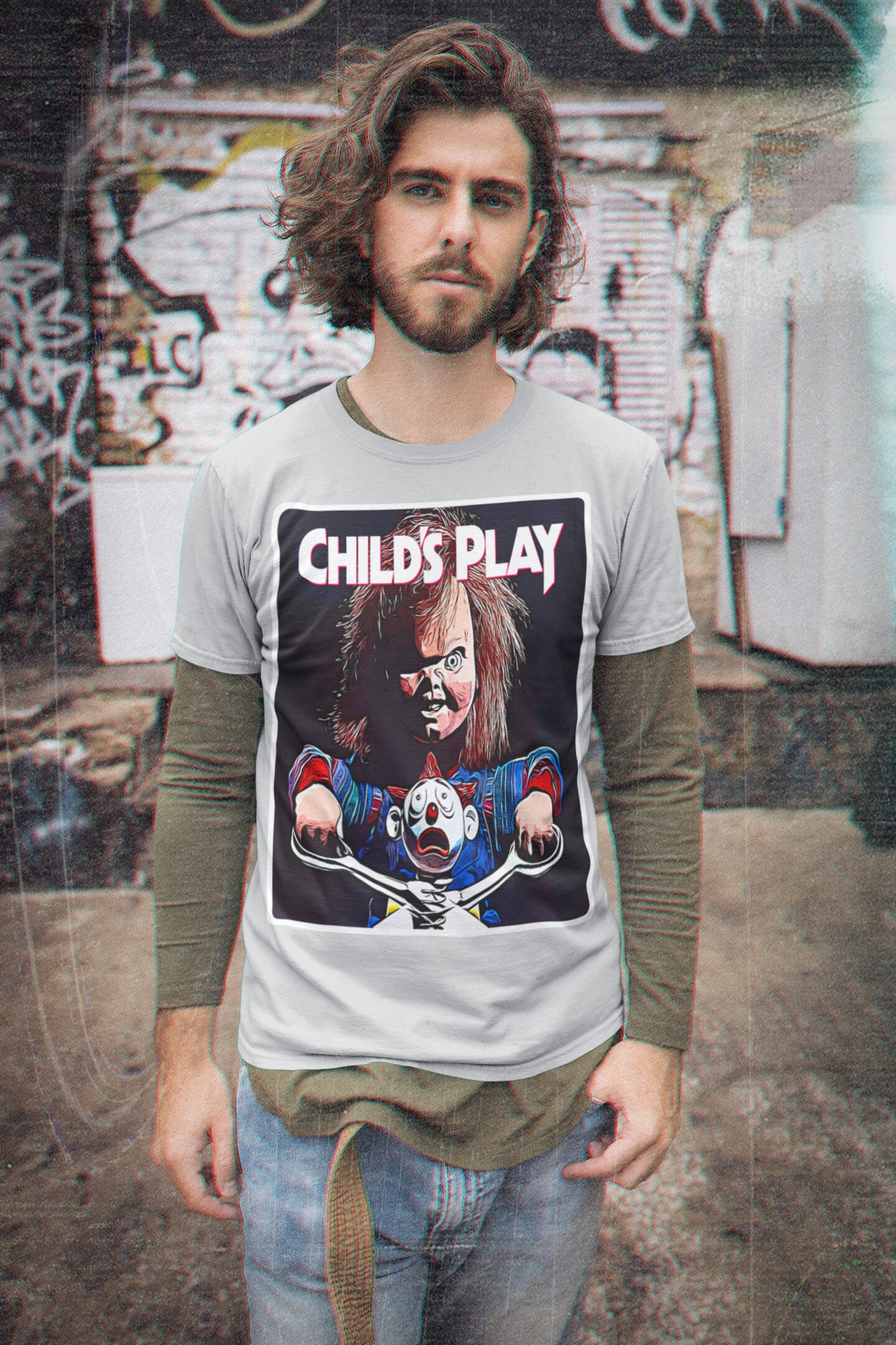 90's Vintage Child's Play Chucky Halloween Unisex T-Shirt - Beeteeshop