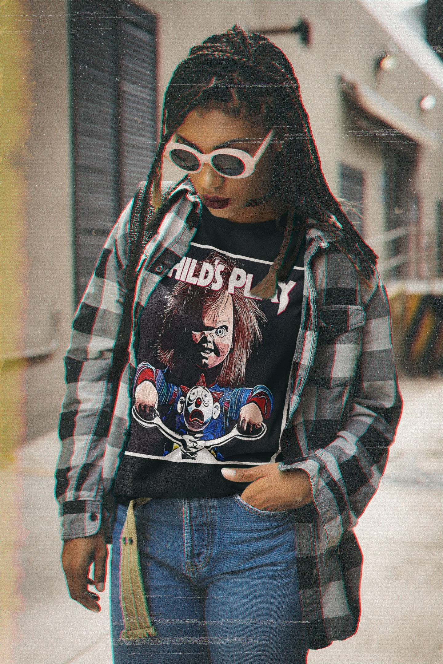 90's Vintage Child's Play Chucky Halloween Unisex T-Shirt - Beeteeshop