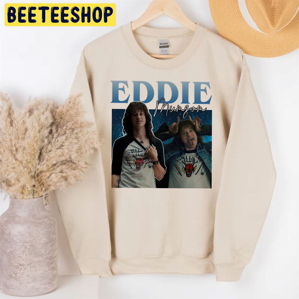 90s Vintage Stranger Things 4 Eddie Munson Unisex T-Shirt