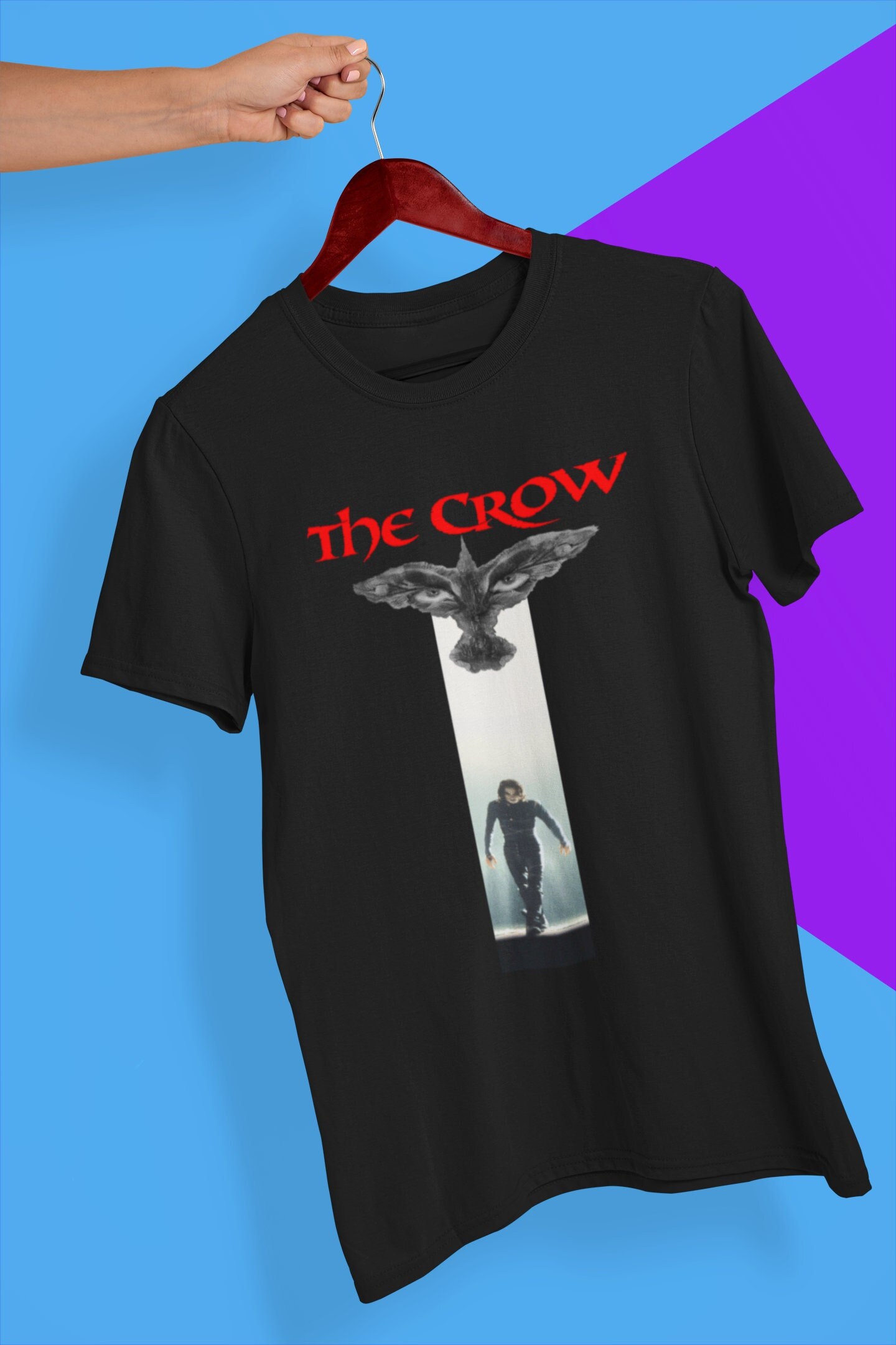 90s Vintage The Crow Movie Halloween Unisex T-Shirt