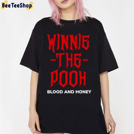 Art Winnie The Pooh Blood And Honey Horror Movie 2022 Unisex T-Shirt