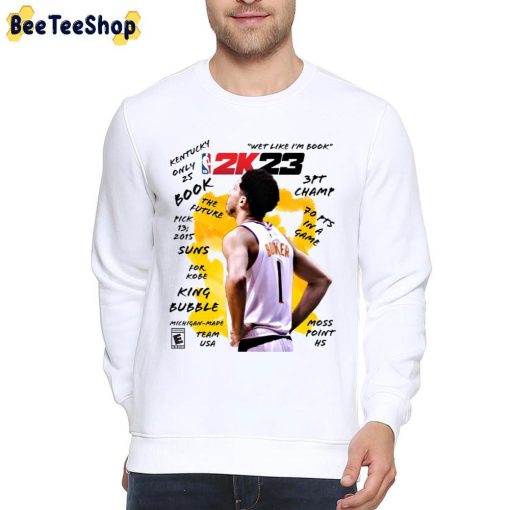 Devin Booker NBA 2K23 Basketball Sport Lover Unisex T-Shirt