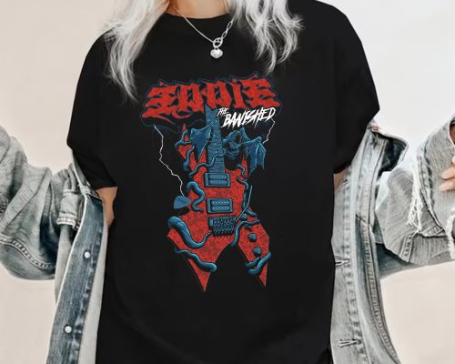 Eddie The Banished Eddie Munson Play Guitar Stranger Things 4 Unisex T-Shirt