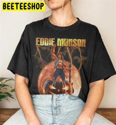 Eddie Munson Halloween Meta Band Stranger Things 4 Trending Unisex T-Shirt