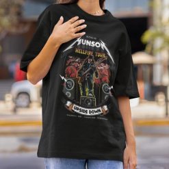 Eddie Munson Hellfire Tour Upside Down Meta Band Stranger Things 4 Unisex T-Shirt