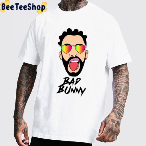 Gradient Glass Bad Bunny Unisex T-Shirt