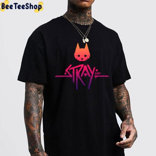 Gradient Stray Cat Game Trending Unisex T-Shirt