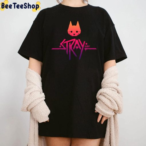 Gradient Stray Cat Game Trending Unisex T-Shirt