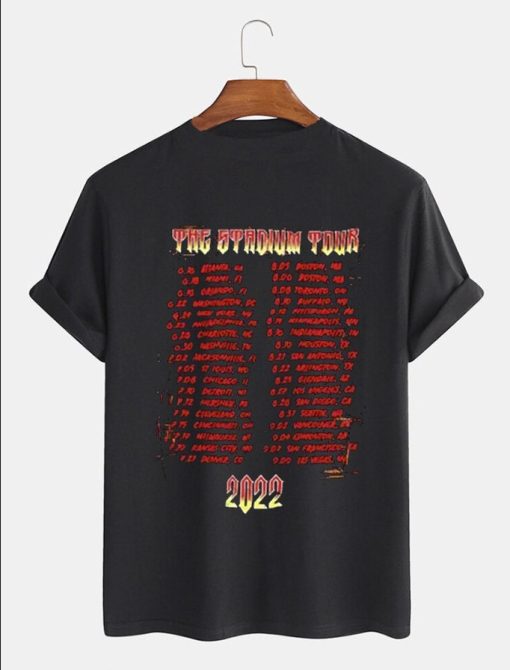 The Stadium Tour Motley Crue Def Leppard Poison Joan Jett Vtg Concert Tour 2022 Trending Unisex T-Shirt