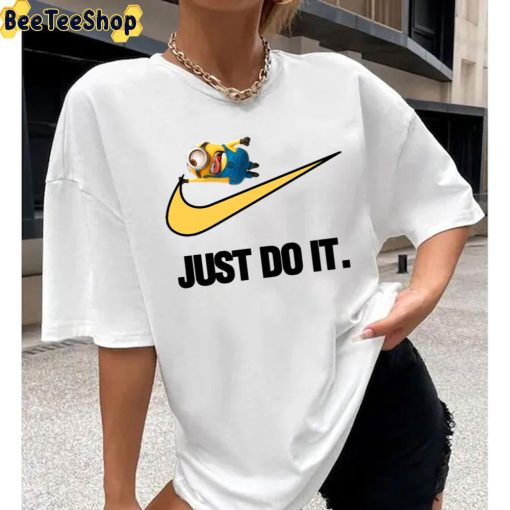Just Do It Minion Mix Nike Logo Minion The Rise Of Gru 2022 Unisex T-Shirt