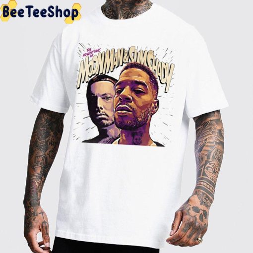 Kid Cudi And Eminem Drop The Adventures Of Moon Man And Slim Shady Unisex T-Shirt