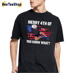 Merry 4th Of You Know What 4th Of July Joe Biden Falls Off Bike Unisex T-Shirt