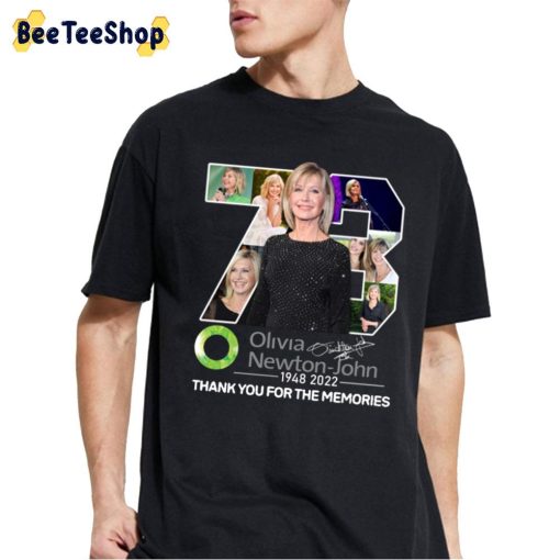 Olivia Newton-John 1948 2022 Thank You For The Memories Unisex T-Shirt
