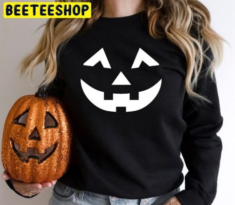 Cute Pumpkin Face Halloween Trending Unisex T-Shirt