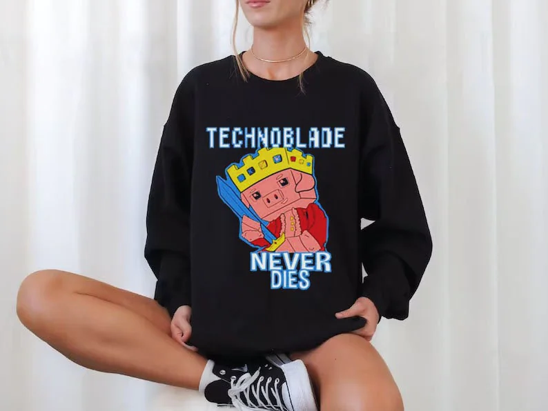 Technoblade Never Die Hoodie, So Long NERDS ,Rest In Peace