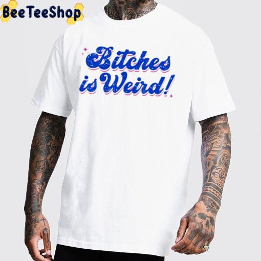 Retro Bitches Be Weird Unisex Hoodie