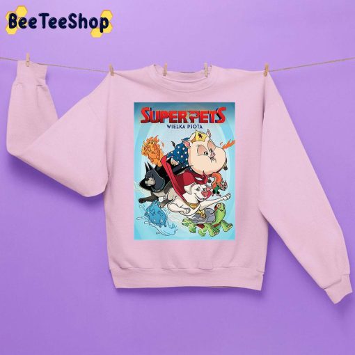 Superpets Wielka Psota DC League Of Super-Pets 2022 Movie Trending Unisex Sweatshirt