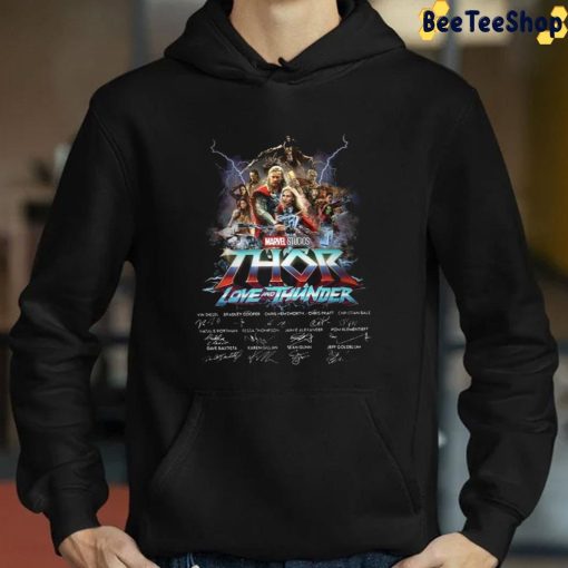 Thor Love And Thunder 2022 Movie Signatures Unisex T-Shirt