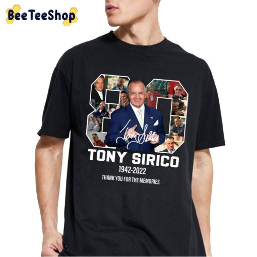 Tony Sirico 1942 2022 Thank You For The Memories Unisex T-Shirt
