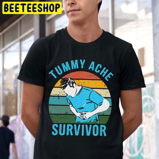 Tummy Ache Survivor Vintage Art Trending Unisex T-Shirt