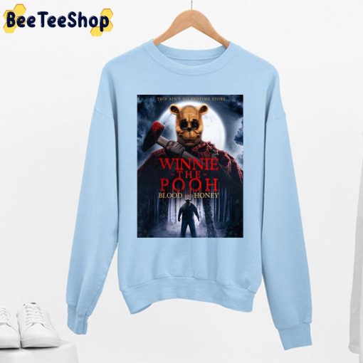 Winnie The Pooh Blood And Honey Poster Horror Movie 2022 Unisex Sweatshirt