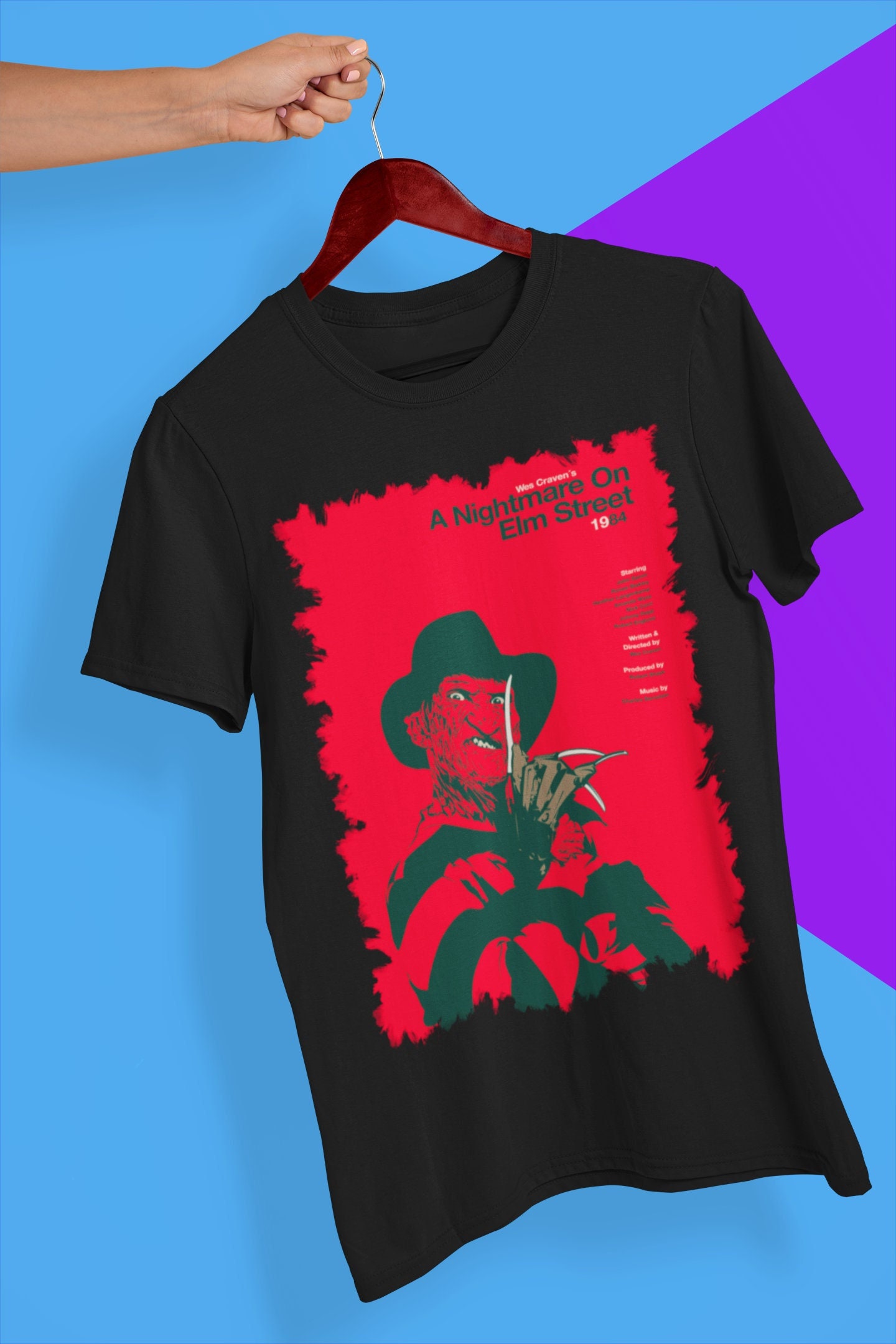 A Nightmare On Elm Street Freddie 1984 Halloween Unisex T-Shirt