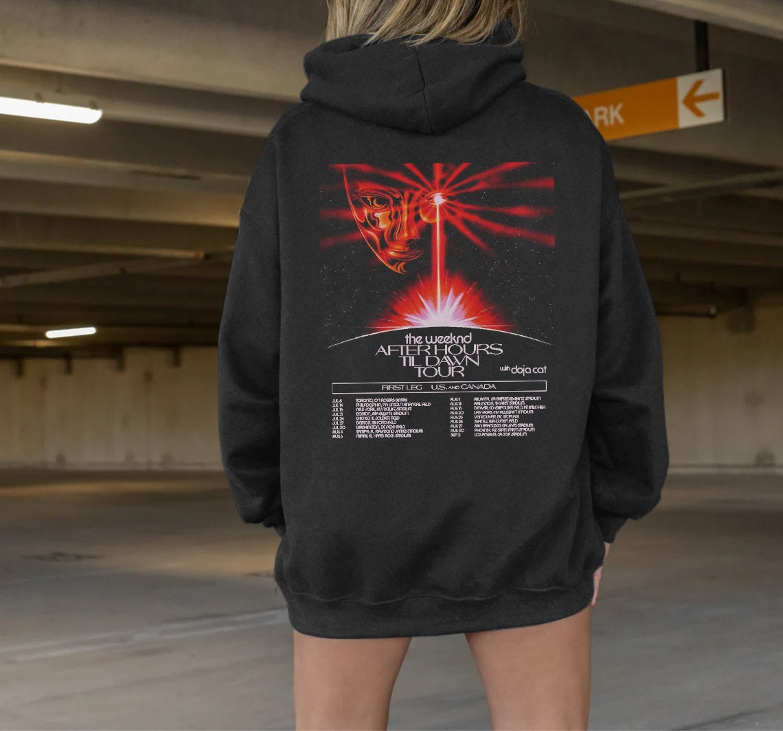 Retro The Weeknd Graphic Hoodie After Hours Til Dawn Oversized Sweatshirt  Men's Women's Hip Hop Rock Hoodies Harajuku Streetwear - AliExpress