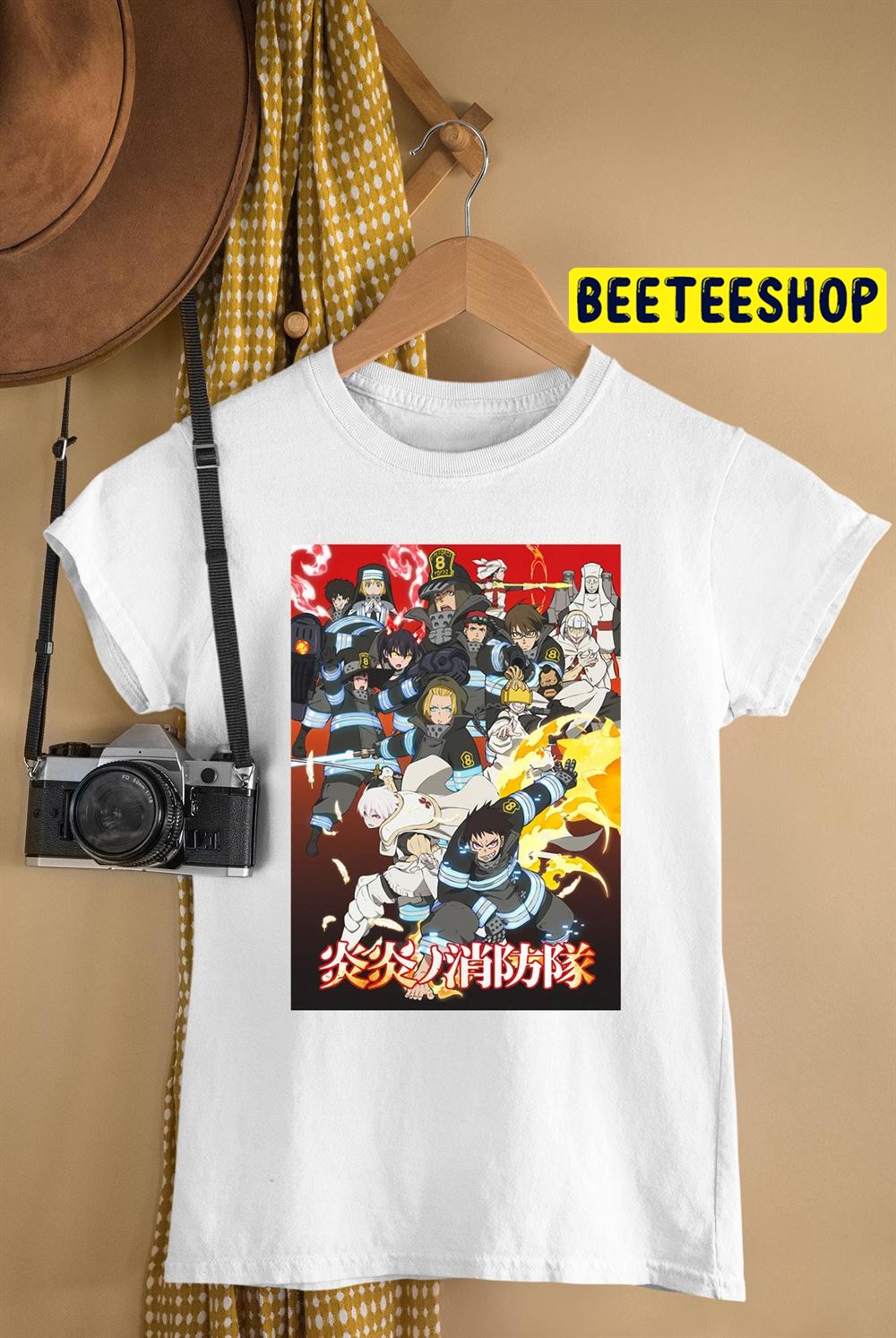 All Characters In Anime Manga Fire Force Unisex T-Shirt - Beeteeshop