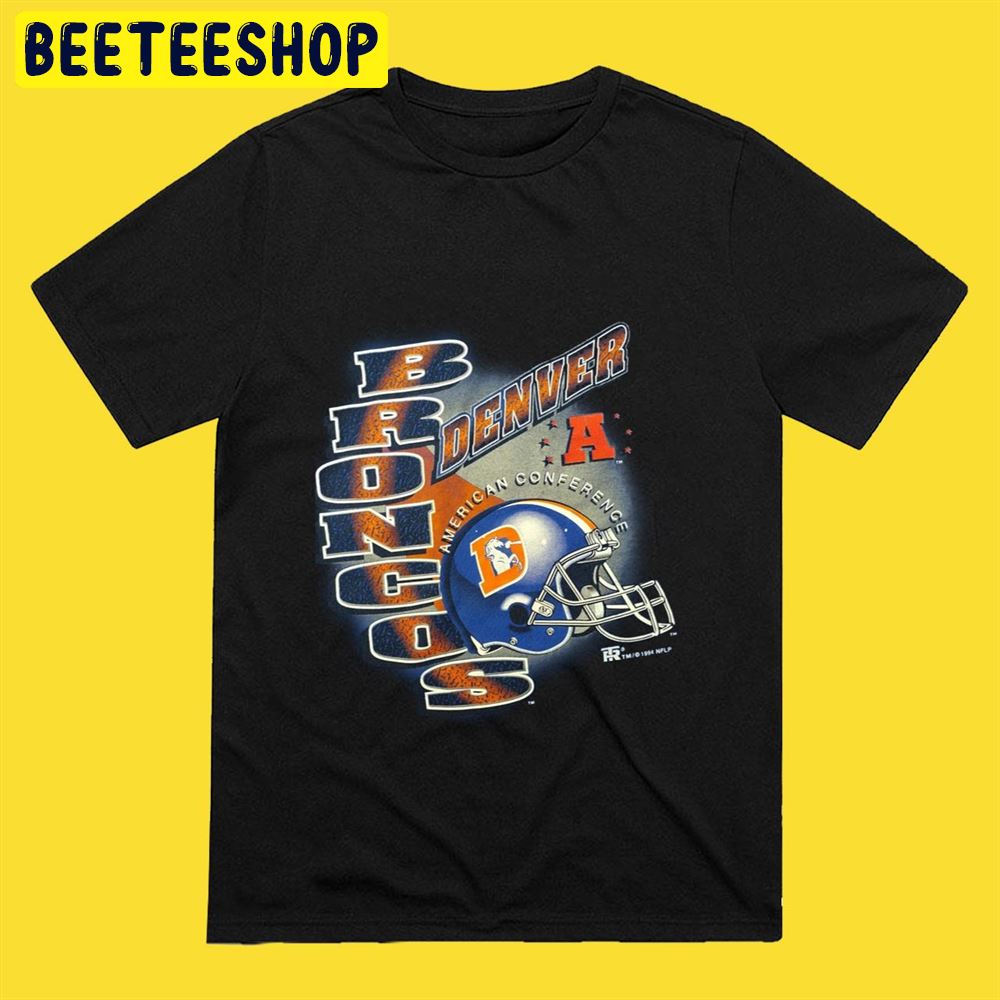 Art Denver Broncos Vintage 90s NFL Sport Football Team Unisex T-Shirt