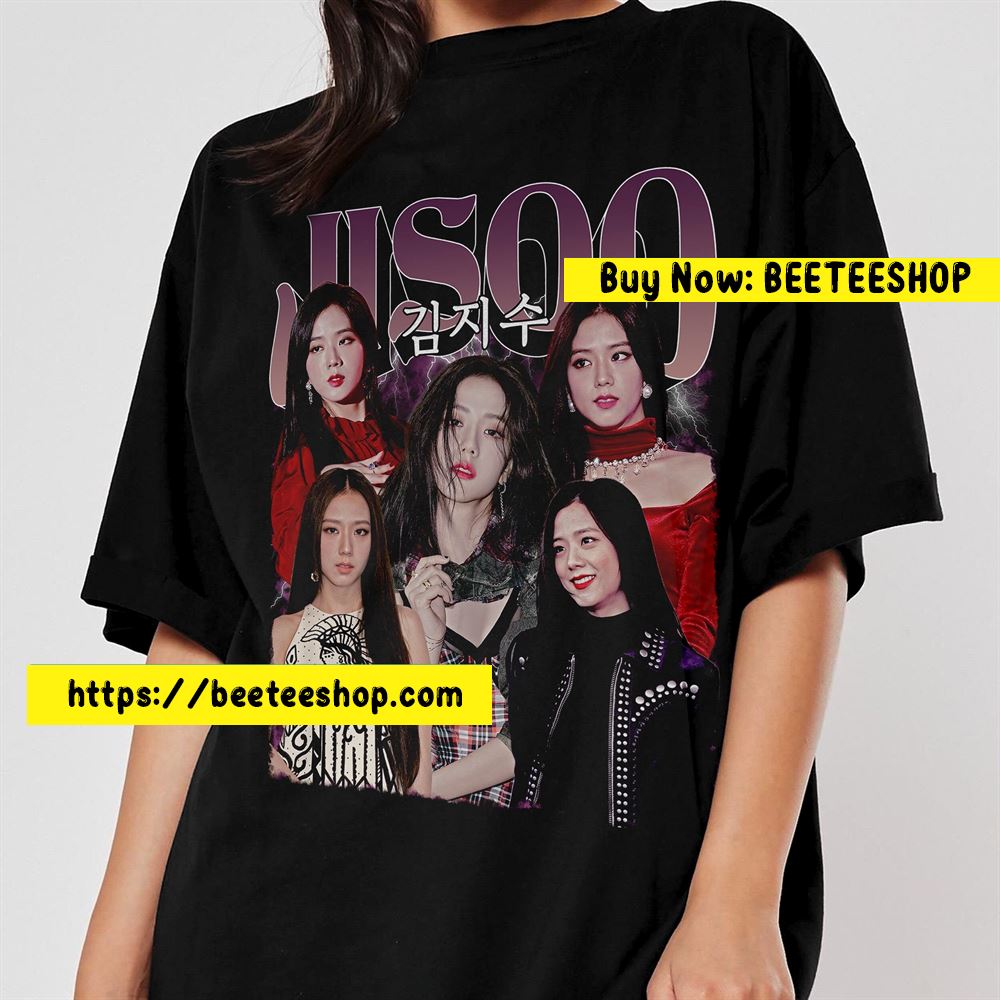 Art Jisoo Korean Pop Singer Kpop Vintage Unisex T-Shirt