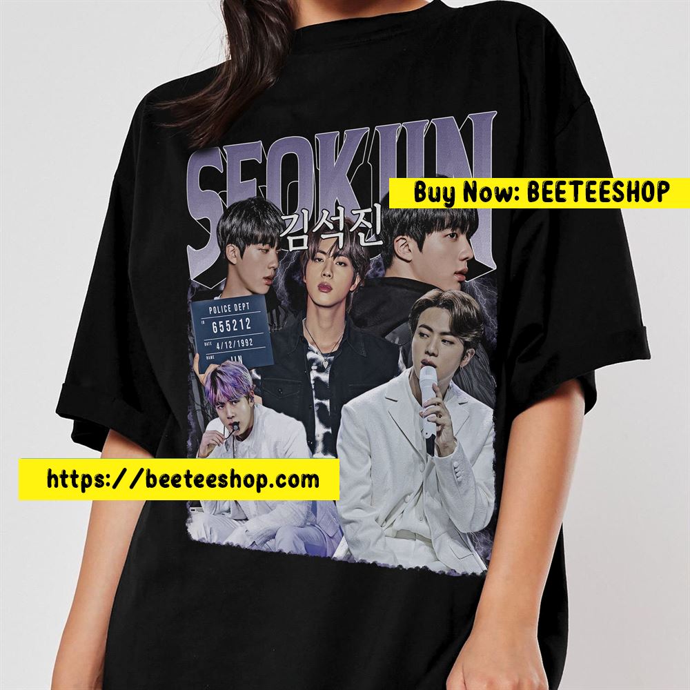 Art Seokjin Korean Pop Singer Kpop Vintage Unisex T-Shirt