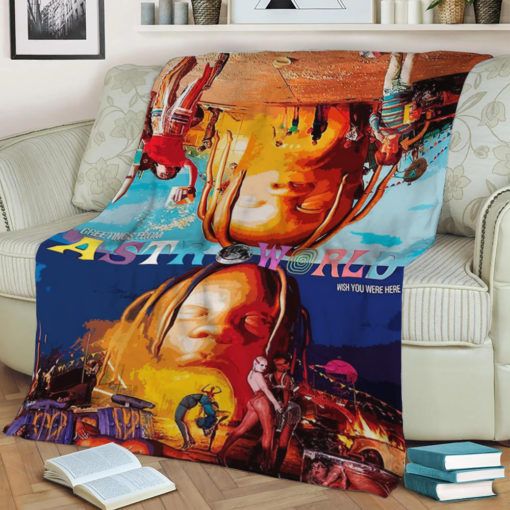 Astroworld Poster Best Seller Fleece Blanket Throw Blanket Gift