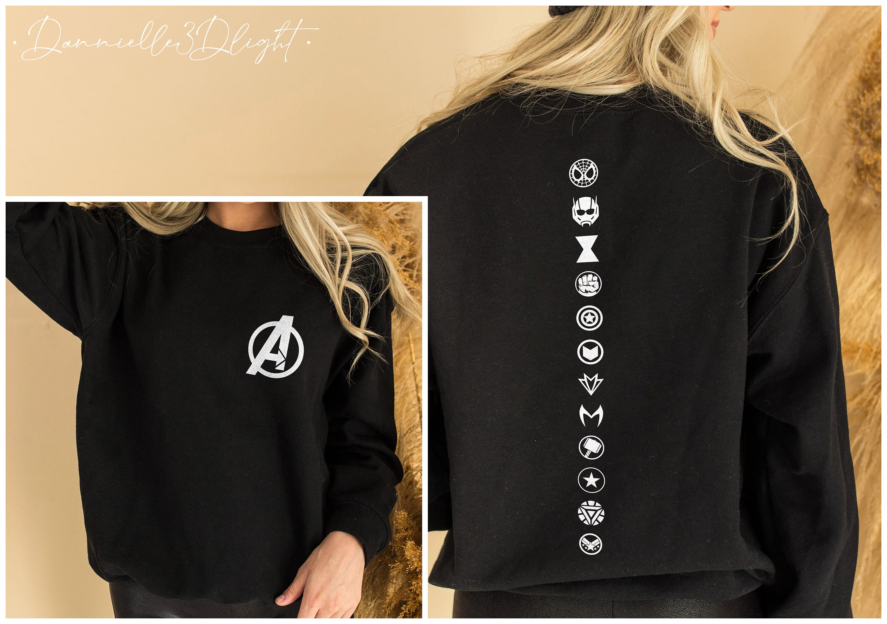 Avengers Team Symbol Marvel Fan Unisex Sweatshirt