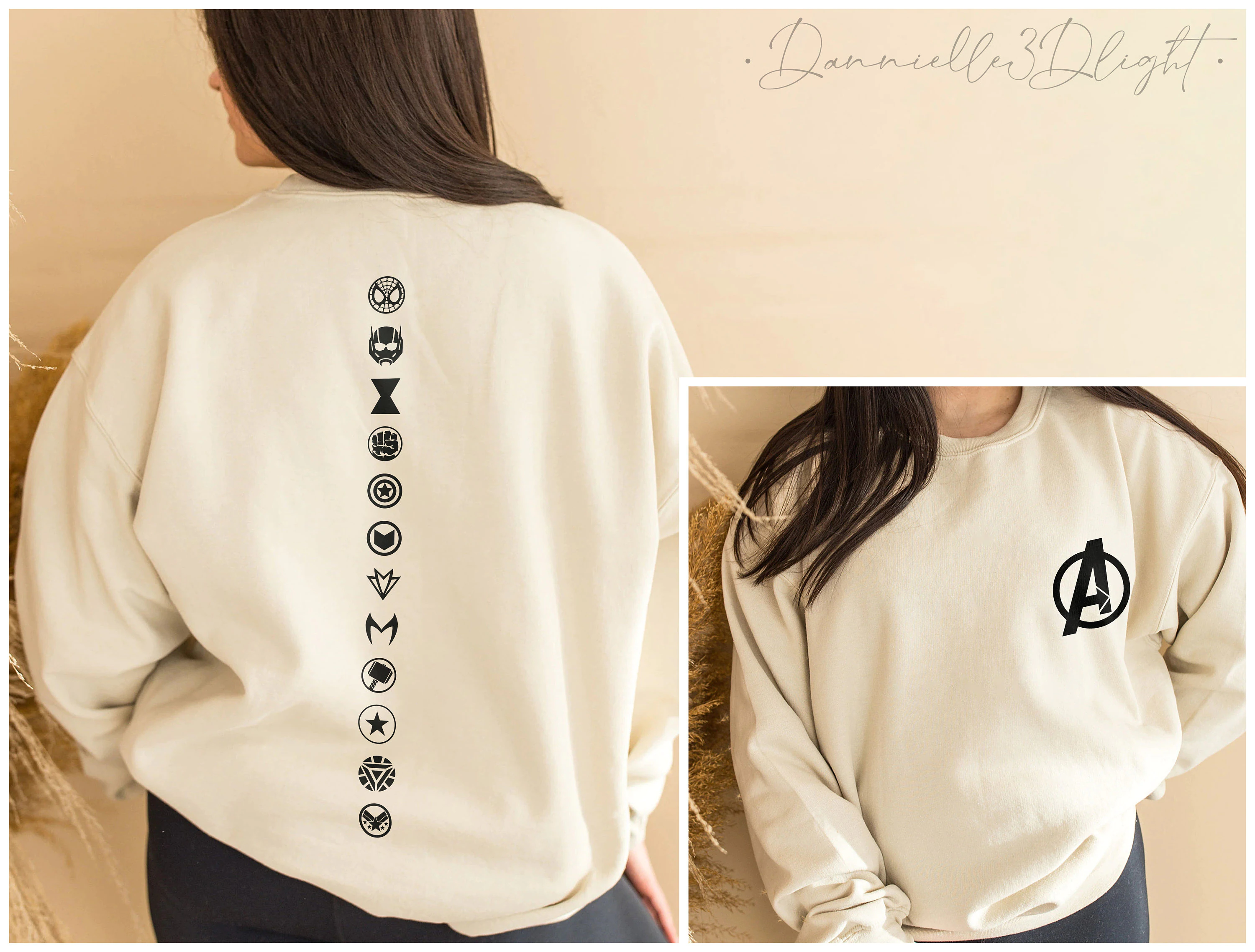 Avengers Team Symbol Marvel Fan Unisex Sweatshirt