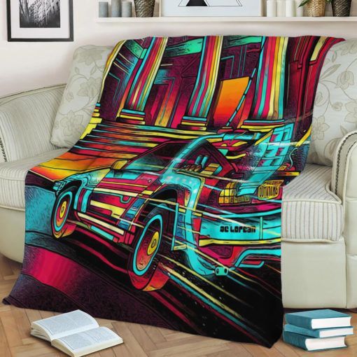 Back To The Future Best Seller Fleece Blanket Throw Blanket Gift